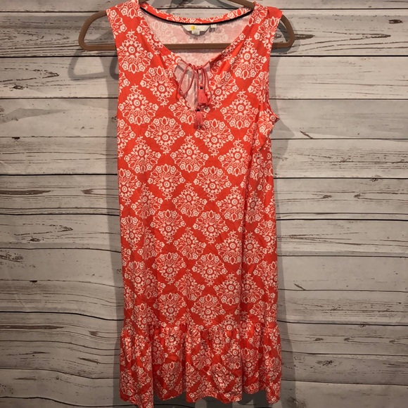 boden orange dress